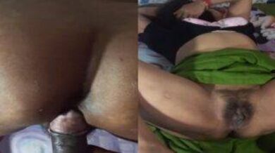 Hindi dusky wife fucks with her stepson