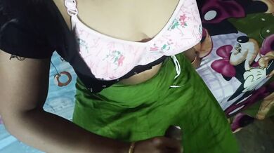 Hindi dusky wife fucks with her stepson