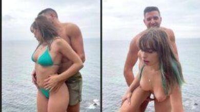 Blonde portugal girl beach outdoor sex