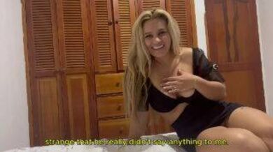 Stepsister fucking Roleplay in the bedroom porn clip