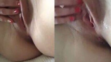 Russian girl gently massages pussy like you never seen before