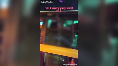 Indian couple spotted fucking in running Bus