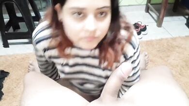 Cutiepie Hostel girlfriend delicious blowjob for boyfriend