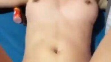 Nepali step-sister cute pussy fucked with condom