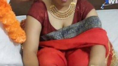 Homemade Desi couples enjoying sex on their first night