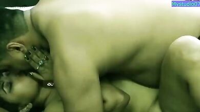 Beautiful Indian threesome couples fucking experience