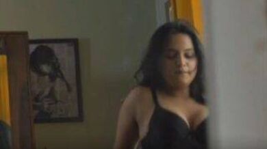 Cute Office girlfriend fucks with bouncing boobs