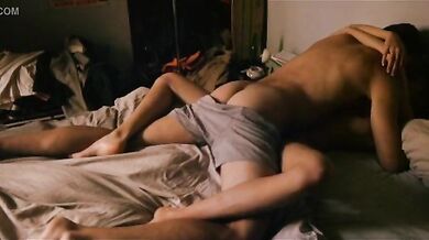 Asian couples tantalizing early morning romantic BF sex