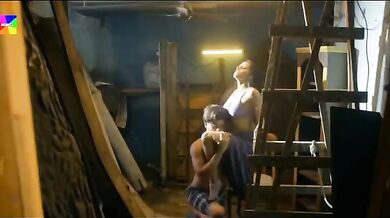 Housemade romantic fuck under the Basement masala short film