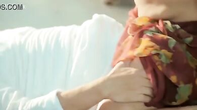 Yoga in saree turned into father-in-law fuck adventure