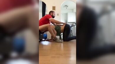 Desperate Husband takes blowjob from wife