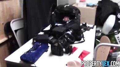 Real estate agent turned into a slut