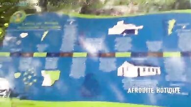 Friends fucked during hiking exposing boobs