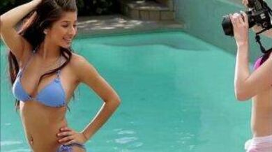 Dirty lesbian sex outdoor with cameraman