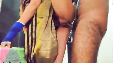 Devar fucked his bhabhi upskirt anal sex position