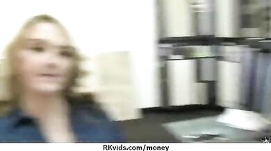 Amateur fucked for extra money