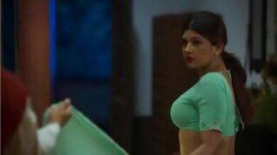 Indian doctor makes a young guy's dick hard