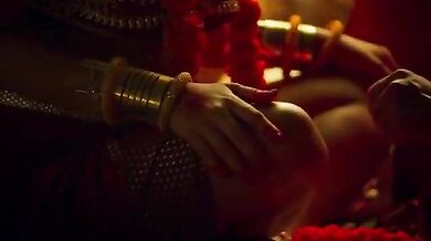 Indian doctor makes a young guy's dick hard