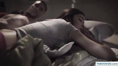 Nasty uncle fucks his two nieces