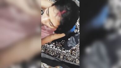 Husband fucks his skinny wife roughly