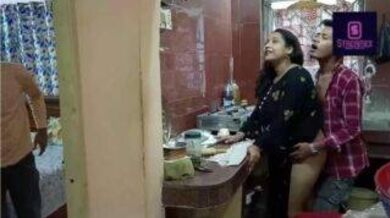 Husband fucks his cheating wife in a threesome