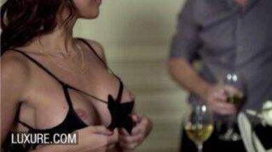 Cuckold husband prepares his wife for his boss