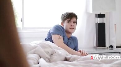 German mom surprises her son and fucks him