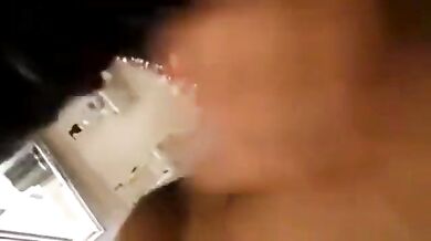 Indian secretary sucks her boss's dick