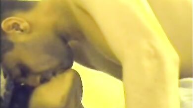 Indian guy sucks his sexy GF's milky boobs