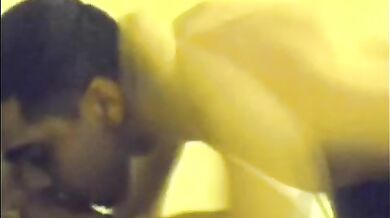 Indian guy sucks his sexy GF's milky boobs