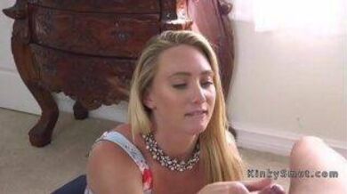 Husband and his boss double penetrate slut submissive wife