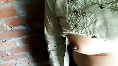 A dirty Indian BF fucks his slut GF and cums in her