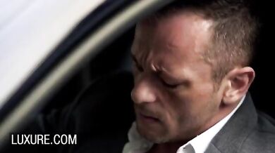 Slut wife gets fuck by her cuckold husband's boss