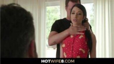 Cuckold picks a guy with a fat cock to fuck his wife