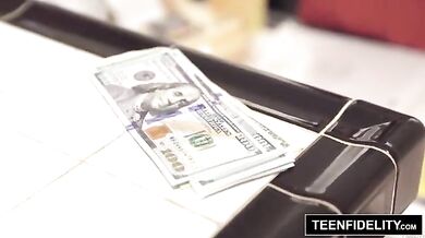 A horny old man takes advantage of a 19 yr old girl