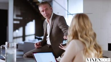 Man fucks his wife's blonde sister like a slut