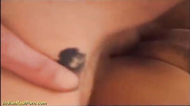 Busty desi Indian sisters fucks in an interracial threesome