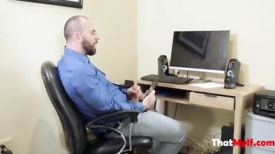 The man throws money in front of his maid to get fuck