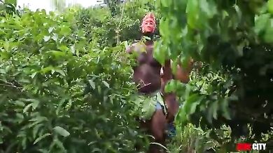 African king fucks his queen in front of his soldiers