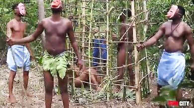 African king fucks his queen in front of his soldiers