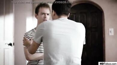 Two brothers assfuck their mom to take her out of trauma