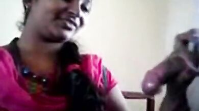 Andhra professor sucking her colleague's dick