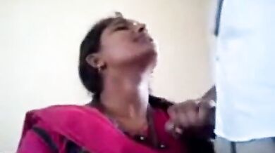 Andhra professor sucking her colleague's dick