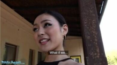 American pervert fucks a Japanese slut at a railway station