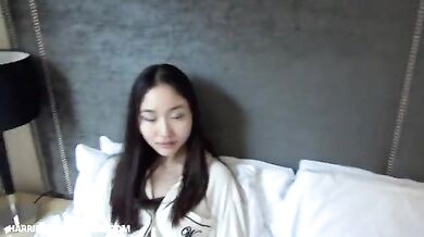 Japanese 18 yr old teen fucks her brother's dick at home