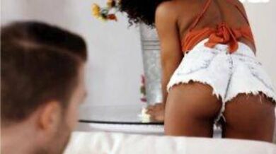 Guy fucked his ebony GF's mom