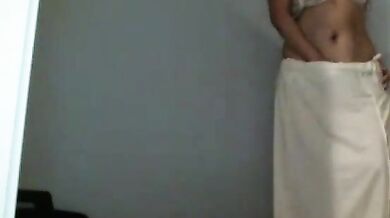 Indian aunty teasing on camera