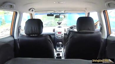 Driving instructor fucked a BBW