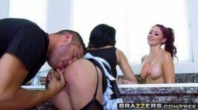 Guy fucked his wife and maid together