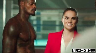 Sexy slut dominated by two BBC's